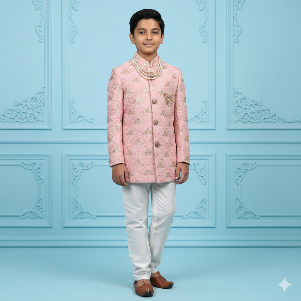 Blush Royal Sherwani