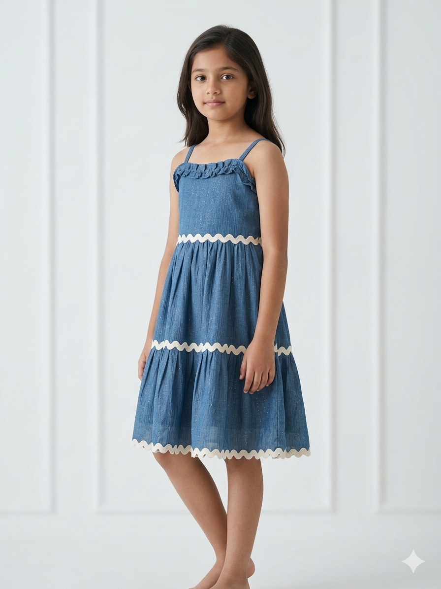 Girls’ Ruffled Tiered Sundress