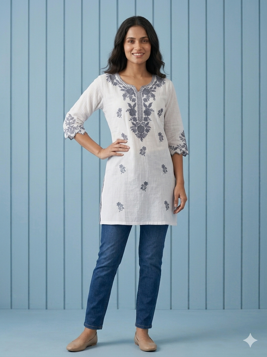 Floral Grace Kurti