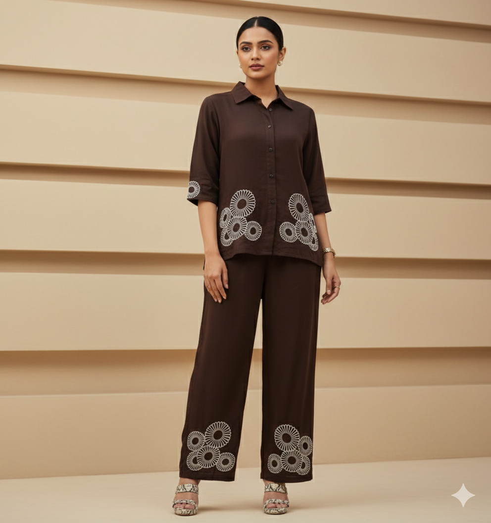 Classic Brown Coordinated Set