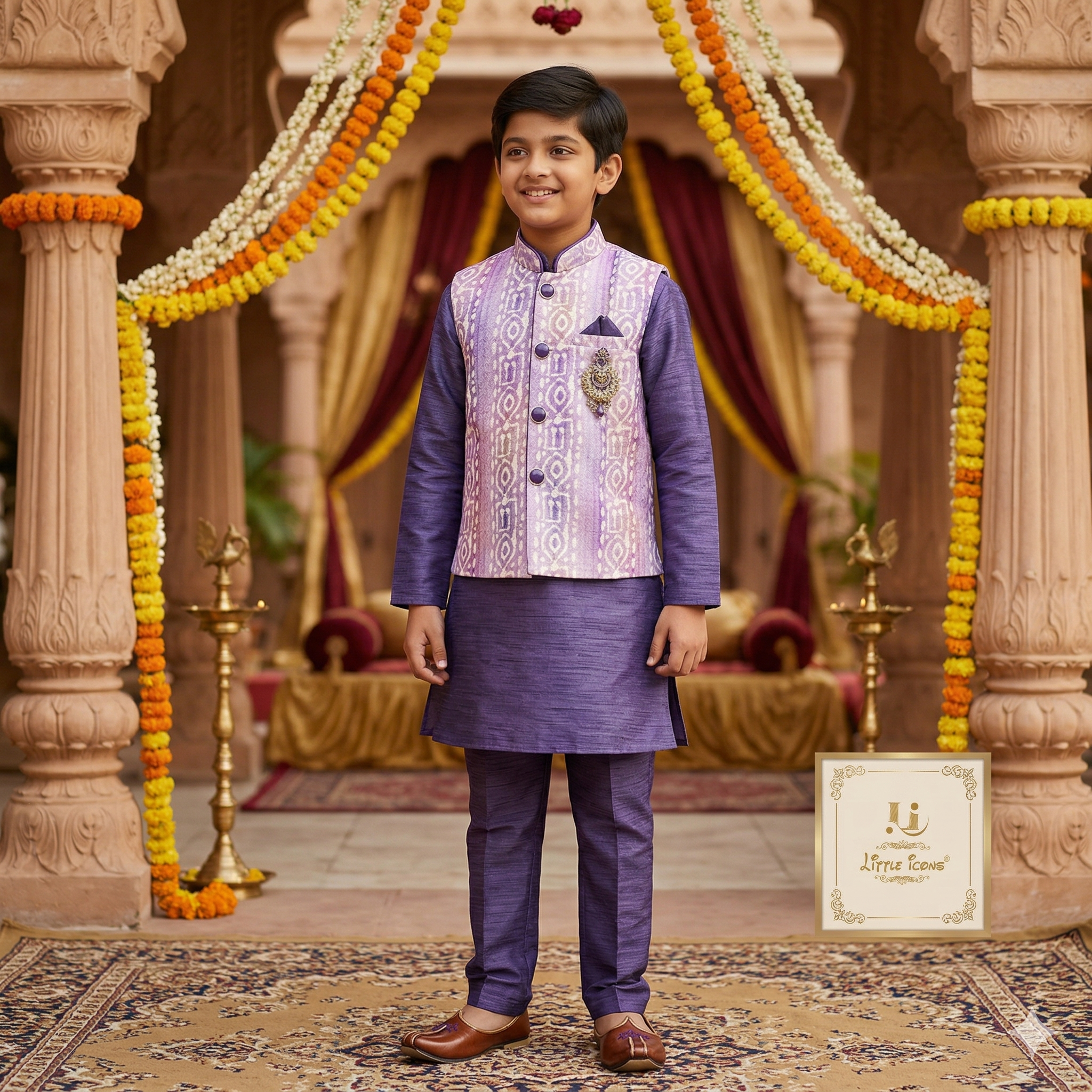 Royal Amethyst Festive Kurta Set