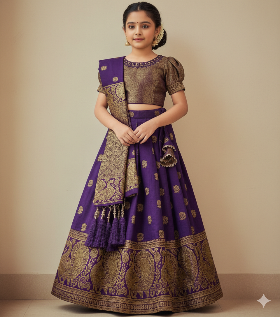Royal Purple Lehenga