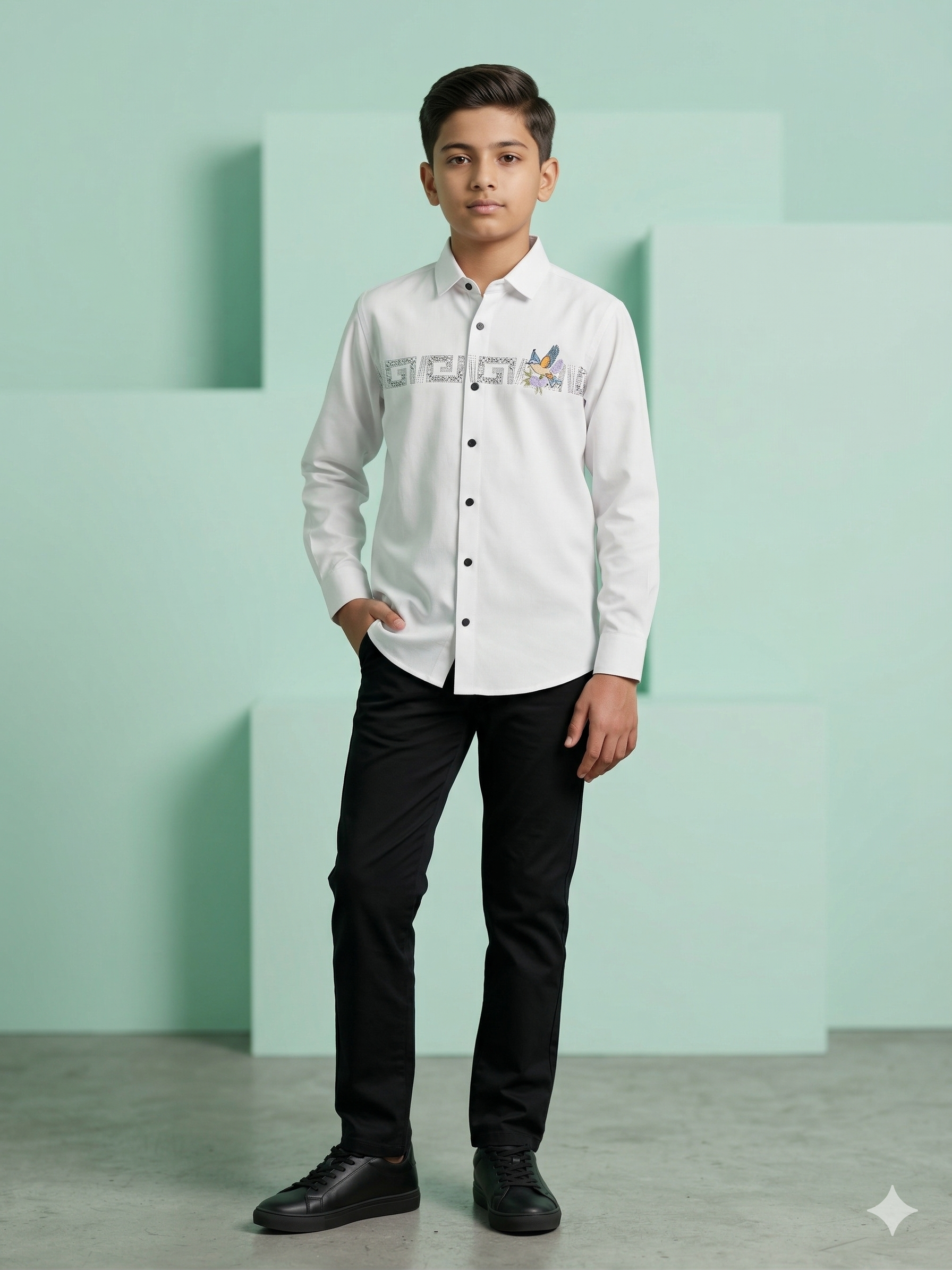 Boys White Shirt