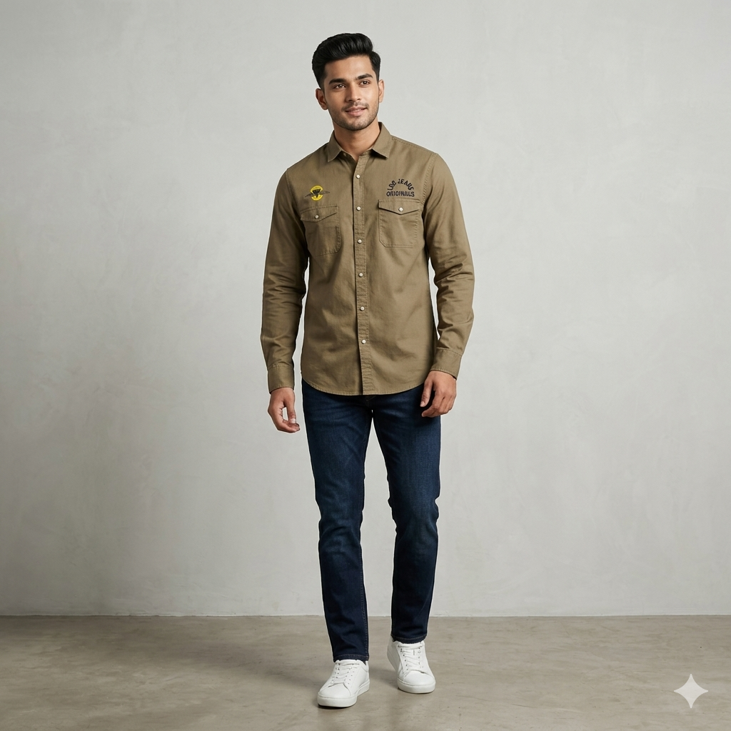 Urban Utility Olive Shirt