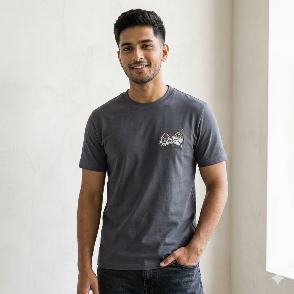 Charcoal Casual Tee
