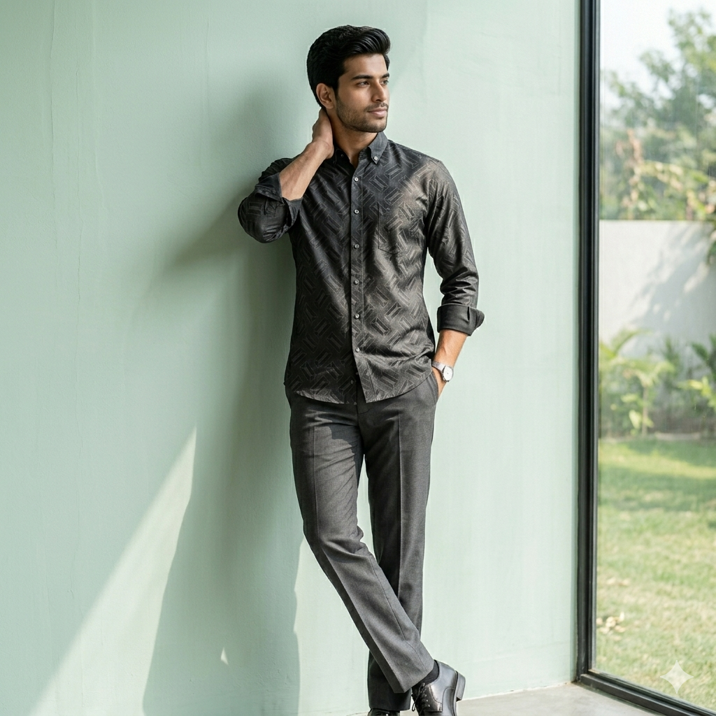 Midnight Luxe Formal Shirt