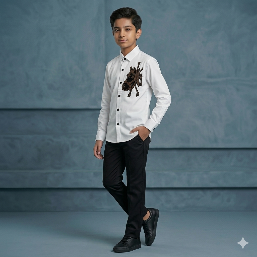 Classic Crest Casual Shirt